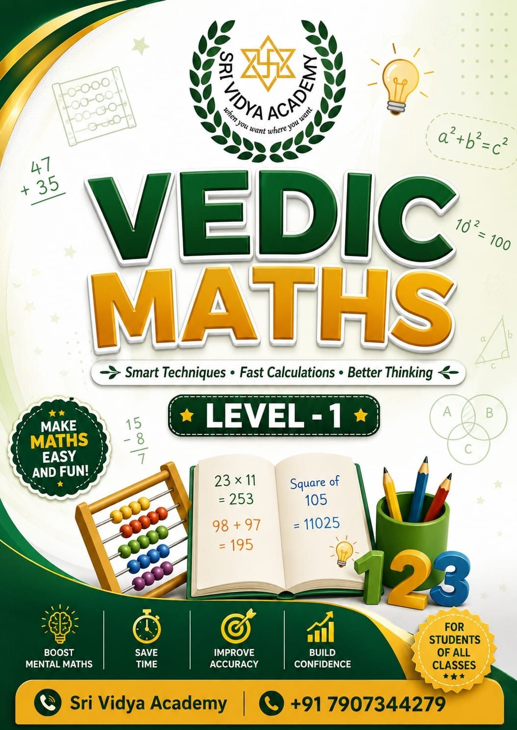 Vedic Maths — Level 1